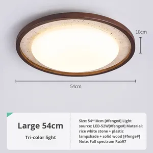 Moderne haut de gamme LED fer maître chambre plafonnier Wabi-Sabi italien américain étude salle à manger Song Dynasty esthétique - Product Image 3