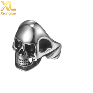 Heavy Huge High Polishing with Solid Back <b>for</b> Strong <b>Men</b> Motorcycle Riders and Bikers Stainless Steel <b>Ring</b> - Product Image 3