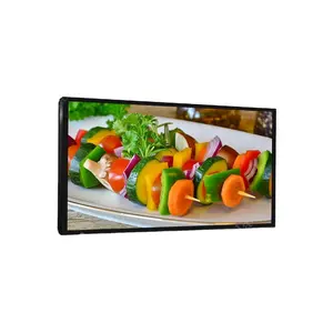 4K Lcd Monitor Tft Scherm Met Mediaspeler Indoor Digitale Bewegwijzering 32Inch Muur Mount Reclame Speler