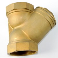 Katup Cek Pneumatik Manual Tipe Y dari Kuningan untuk Air, Sambungan 1/2"-4" NPT/BSP, Bersertifikasi ISO9001 CE