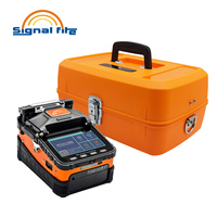 Kit de Fusionadora de Fibra Óptica Signal Fire AI-6C, Nuevo Modelo de Máquina de Empalme FTTH con Red POE
