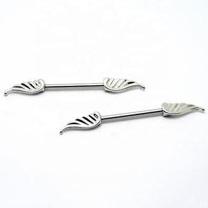 Anillos de Pezón con <span class=keywords><strong>Alas</strong></span> de Ángel de Alta Calidad, Joyería Corporal de Acero Inoxidable para Mujer, <span class=keywords><strong>Piercing</strong></span> de Pezón con Barra, <span class=keywords><strong>Piercing</strong></span> de Pezón con <span class=keywords><strong>Alas</strong></span> - Product Image 6