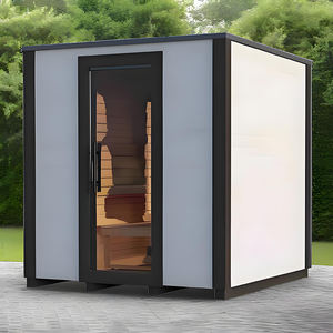 Sauna de Vapor Hemlock para Exteriores, Negra, para 3 Personas - Product Image 3