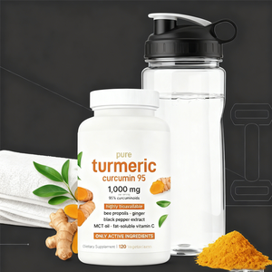 Kapsul Ekstrak Akar Kunyit Murni Organik Alami Grosir Oem/Odm Sampel Gratis 95% Suplemen Kunyit Curcumin Bubuk - Product Image 4