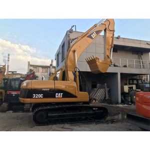 Excavadora de cadenas 320C usada, excavadora hidráulica de 20 toneladas, máquina de movimiento de tierras, 1 año de garantía, alta potencia de excavación para construcción - Product Image 2