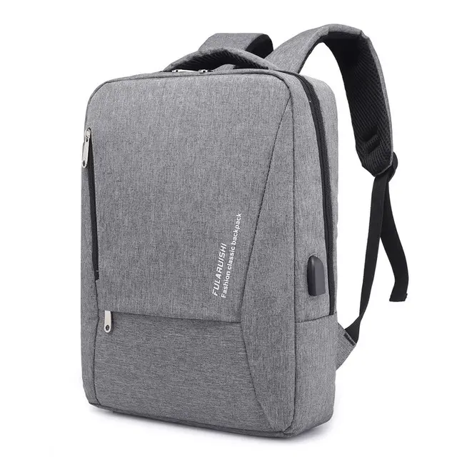 Модный женский мужской рюкзак для ноутбука с USB-зарядкой, рюкзак для компьютера, сумка для поездок