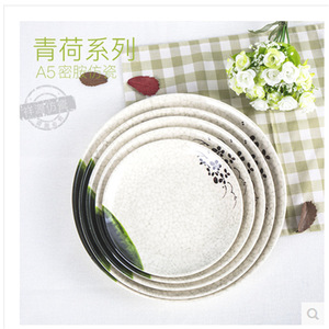 Plato de Melamina Imitación Porcelana Xiangyuan A5, Redondo, Resistente a Caídas, para Uso en Hoteles - Product Image 3