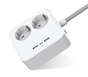 Andere Consumentenelektronica Smart Power Strips Eu Met 3 Usb Poorten 2AC Sockets Verlengsnoer