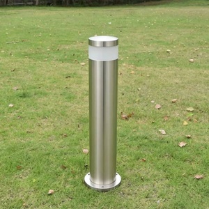 XZL Custom Garden Solar Power Stainless Steel Bollards Solar Bollards For Garden Decoration And Protection With Led Light