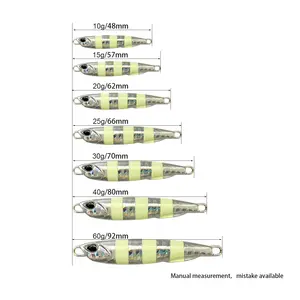 Esca in metallo per la pesca in <span class=keywords><strong>mare</strong></span> 10g 15g 20g 25g 30g 40g 60g amo <span class=keywords><strong>da</strong></span> pesca - Product Image 1