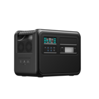 Station d'alimentation portable compacte ZP4000 avec écran LCD intelligent et lumière LED intégrée pour le camping, les voyages et la sauvegarde d'urgence