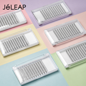 Hàn Quốc PBT sợi ngắn STEM Pre Made Fan handmade 8D 0.05 PREMADE. Người hâm mộ lông mi Mở Rộng 1200 PREMADE khối lượng người hâm mộ Việt Nam - Product Image 2