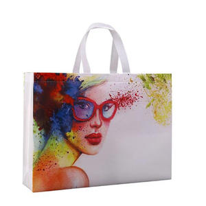 SunGo-Sacs fourre-tout en tissu PC laminé écologique, taille moyenne, réutilisables et non tissés, certifiés BSCI, avec logo, personnalisables, pour le shopping - Product Image 5