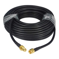 Vente chaude pas cher prix SMA mâle à femelle connecteur RG58 câble pour CATV CCTV 50Ohm câble coaxial