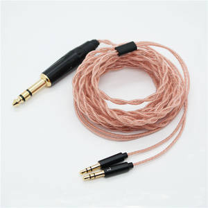 สินค้ามาใหม่ OCC 6.35ถึงสายหูฟังแบบเสียบคู่3.5เหมาะสำหรับ Hifiman HE400 HE400IANANDA <span class=keywords><strong>SUND</strong></span> ARA - Product Image 1