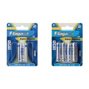 Pin mẫu miễn phí 1.5V <span class=keywords><strong>AA</strong></span> cỡ LR6, pin kiềm siêu mạnh, nhãn hiệu riêng OEM cho đèn pin, điều khiển từ xa - Product Image 4