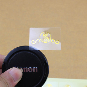 ODM/OEM-etiqueta adhesiva impermeable con logo personalizado, pegatina con logotipo de papel de aluminio dorado - Product Image 4