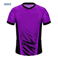Jersey/Kaos Olahraga Esports Berkualitas Tinggi dengan Desain Bebas Cetak Sublimasi, Pakaian Olahraga Pria Desain Kustom, Pakaian Olahraga Lainnya 10 Pcs