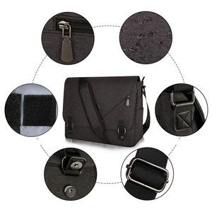 Sacs à bandoulière vintage en polyester pour adolescents, garçons et hommes - Anti-vol et imperméables - Product Image 2