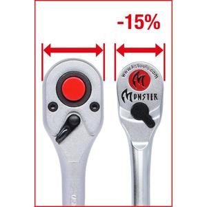 KS TOOLS-935,3890 Trinquete reversible 3/8 ''Monster 96 DIENTES-EAN 4042146877821 RATCHETS 3/8" - Product Image 4