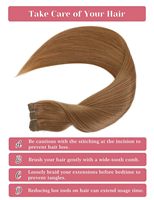Extensions de cheveux Remy à coudre, tissées à la main, 30 pouces, 100g, blond cuivré épais, longues et lisses, teintes