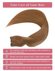 Extensiones de Cabello Remy de 30 Pulgadas, Cosidas a Mano, 200g, Gruesas, Rubias, Largas y Lisas, Teñidas - Product Image 6