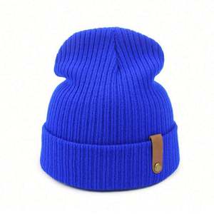 Gorros Cálidos de Invierno para Hombre y Mujer, Gorro de Esquí Tejido con Bordado 3D Personalizado, Gorro Común - Product Image 2