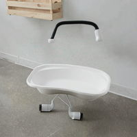 Bol réniforme jetable en pulpe moulée, bassin médical pour vomissements, plateau réniforme biodégradable en pulpe de papier pour hôpital