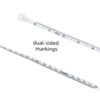 Mètre Ruban Portable en Plastique Souple, Forme Pomme, Coloré, Motif Dessin Animé, 200 cm, Rétractable, Outil de Couture DIY