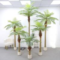 Grand palmier artificiel de haute qualité pour la décoration intérieure, l'aménagement paysager, la mise en espace des jardins et les décorations de fêtes