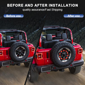 Rueda LED Tercera luz de freno Anillo LED Luz Neumático de rueda de repuesto Freno Luz trasera para <span class=keywords><strong>Ford</strong></span> <span class=keywords><strong>Bronc</strong></span> 2/4-Door 2022 2023 - Product Image 4