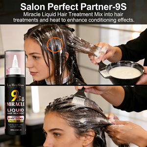 Salon Partner Tout-en-un 9S Miracle Liquid Hair Treatment Salon Perfect Companion Sérum professionnel lissant et hydratant <span class=keywords><strong>pour</strong></span> <span class=keywords><strong>cheveux</strong></span> - Product Image 5