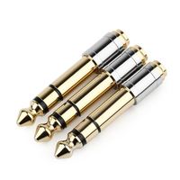 Adaptateur audio 2026 de 3,5 mm à 6,35 mm, convertisseurs jack 6,5 mm et 3,5 mm, connecteur mâle-femelle, prise casque 6,3 mm, électronique grand public