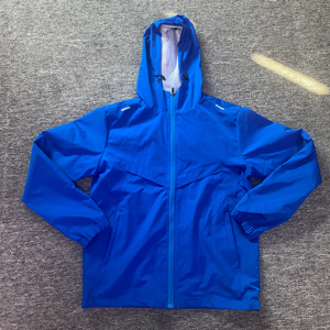 Chaqueta ligera para correr de <span class=keywords><strong>verano</strong></span> para <span class=keywords><strong>hombre</strong></span>, cortavientos reflectante impermeable 2025 para entrenamiento deportivo, cortavientos de estilo - Product Image 2