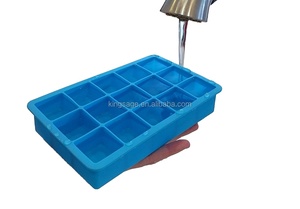 Hot bán 15 khoang Silicone Ice Cube Maker, 2 Gói BPA miễn phí, 1 inch Cubes - Product Image 2