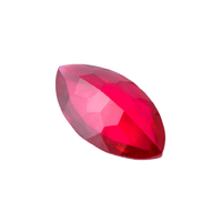 Corindon impeccable rubis rouge du Mozambique ombre de sang de pigeon naturel marquise coupe pierre précieuse en vrac pour la fabrication de bijoux