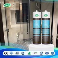 Adhésif Scellant OEM Direct Usine 300ml Séchage Rapide 100% Silicone GP Colle Silicone Résistante aux Intempéries Imperméabilisante