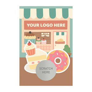 Logotipo personalizado Black Friday Scratch Vouchers <span class=keywords><strong>Descuento</strong></span> Scratch off Card Ticket Promoción Scratch Coupon Card para tienda <span class=keywords><strong>de</strong></span> negocios - Product Image 1
