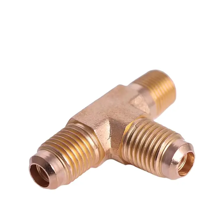 China factory high quality Crimp Tube Copper Fitting Brass Compression Fitting For Copper Pipe