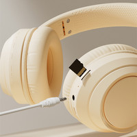 Lonvel headphone nirkabel lipat M6, headphone Game nirkabel Bluetooth kartu TF