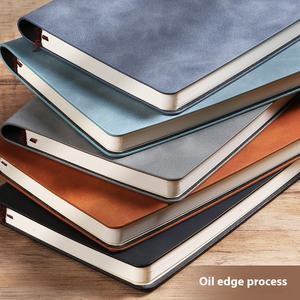 B5 Venta al por mayor Executive Diaries Cuero, A6 Gris oscuro Cubierta suave Planificador de cuero, Cubierta de cuero marrón Cuaderno Diario A5 - Product Image 5