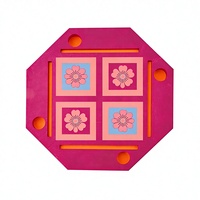 Table de jeu de Mahjong octogonale flottante pliable de luxe, style américain moderne, avec plateau en mousse non pneumatique