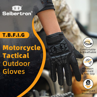 Seibertron T.B.F.I.G 2.0 Hommes Tactique Respirant Flexible TPR Protection pour la Chasse Randonnée Airsoft Paintball Extérieur Gants