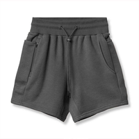 Short de sport personnalisé en molleton de coton Short de compression avec poches pour l'entraînement Active Wear
