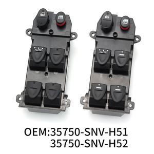 สวิตช์กระจกไฟฟ้าสำหรับฮอนด้า ซีวิค 35750-SNV-H52 ABS ชิ้นส่วนทดแทนใหม่ - Product Image 3