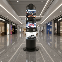 Écran d'affichage LED cinétique mécanique rotatif à 360 degrés pour intérieur, panneau publicitaire extérieur