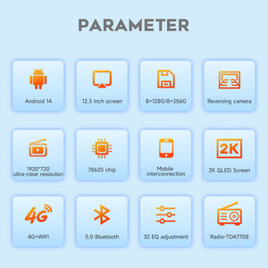 Radio para Auto GHive Android 14 2K con <span class=keywords><strong>GPS</strong></span>, Navegación, 4G, WIFI, DSP, CarPlay, Estéreo para <span class=keywords><strong>Honda</strong></span> <span class=keywords><strong>CRV</strong></span> 2017-2022 - Product Image 6