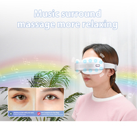 Masque pour les yeux lesté chauffant USB 3D avec vibration Relax et réduit la fatigue oculaire Masque pour les yeux de massage
