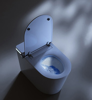 Toilette intelligente sans eau de qualité supérieure, chasse d'eau automatique, lumière nocturne, toilette électronique en céramique, sanitaire, pour la maison familiale