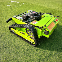 Haute efficacité automatique électrique zéro tour tondeuses à gazon équitation tondeuse télécommande sans fil moteur à essence Robot tondeuse à gazon